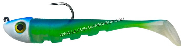 Leurre souple Delalande Slim minnow mer 14cm 40g