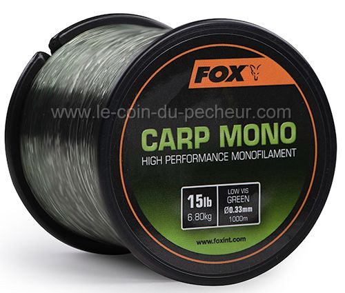 Nylon Fox Carp Mono vert