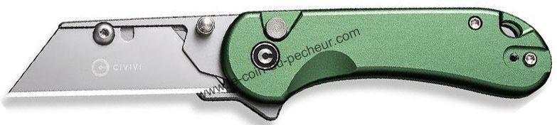 Couteau Civivi Elementum Utility Alu Vert - C23039B3