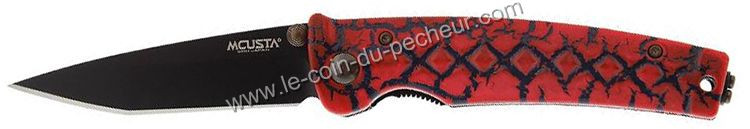 Couteau Mcusta Katana rouge Lame VG10 - MC.004024