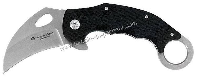 Couteau pliant Maserin Karambit G10 Noir - 42014.G10N