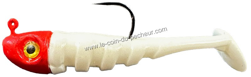 Leurre souple Delalande Toupti Shad monté 7cm 7g