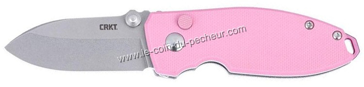 Couteau CRKT Squid manche Micarta Rose 9cm - 2474P.CR