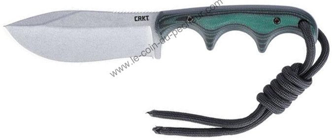 Poignard CRKT Minimalist Nessmuk Micarta Vert/Noir - 2376.CR