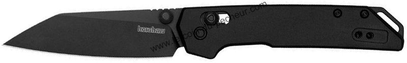 Couteau Kershaw mini Iridium Tanto Noir manche 10cm KS.2051RBLK