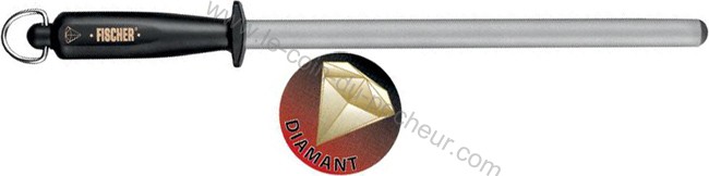 Fusil à Aiguiser Fischer Diamant Méche ovale - Bellynck et Fils