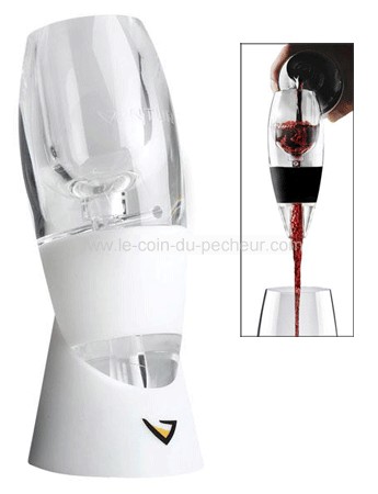 Aérateur de vin VINTURI Deluxe rouge